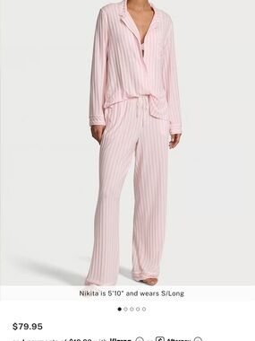 Vector is secret Women’s Pink Stripe Pajama Set